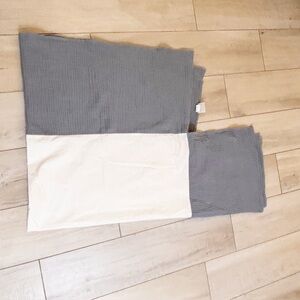 RESTORATION HARDWARE RHBABY&CHILD Ocean Featherlight Cotton Gauze Crib Skirt